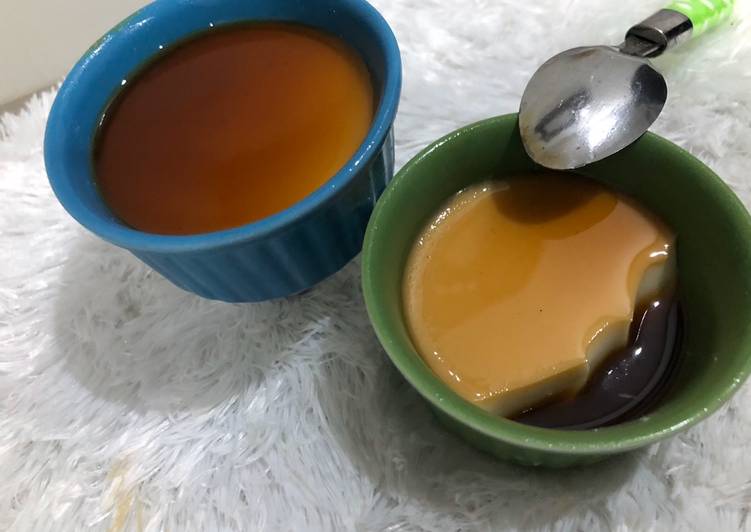 Puding susu ala gyukaku