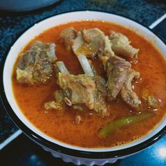 A picture of Mutton salan.