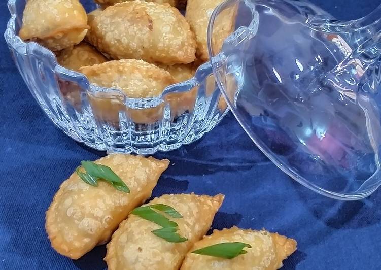 Simple Way to Make Homemade Crispy mini Samosa