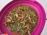 Sambel ijo tabur ikan teri