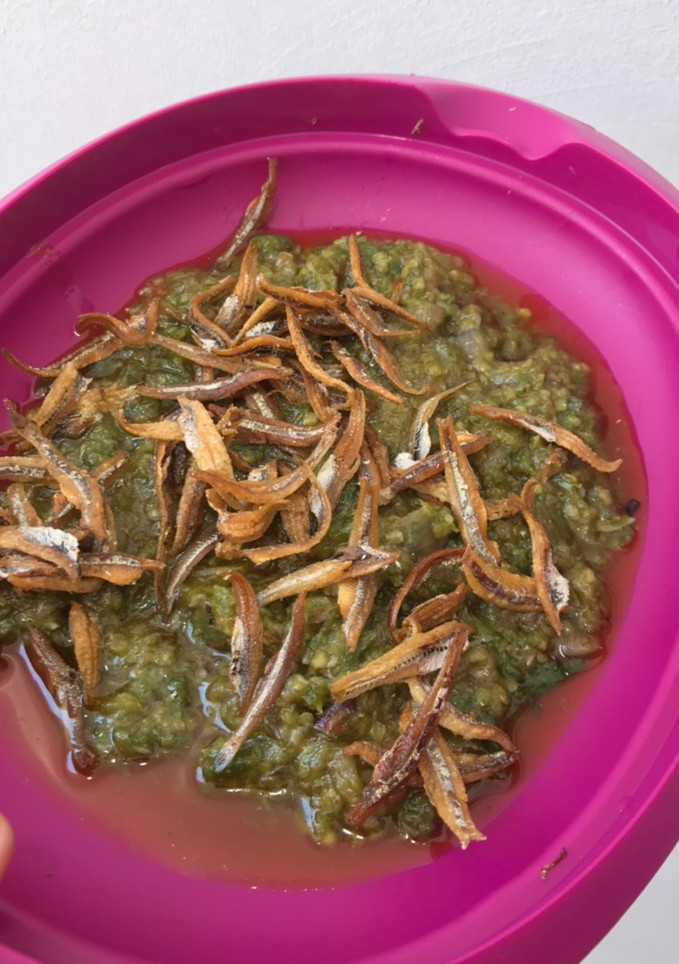 Foto resep Sambel ijo tabur ikan teri