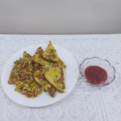 A picture of Cheese omelette Toast.