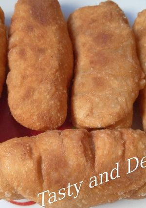 A picture of Crunchy pastry and fillings.