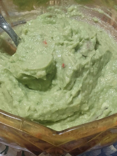 Una foto de Guacamole sencillo