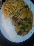 Chanfainita con tallarines