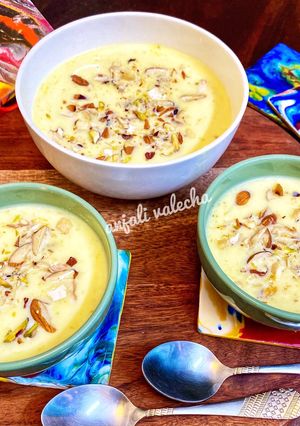 A picture of Pumpkin kheer.