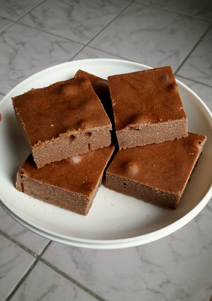 Una foto de Brownie con harina de arroz