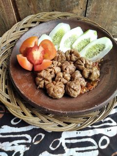 Foto resep Bakso goreng penyet sambel orek🍡