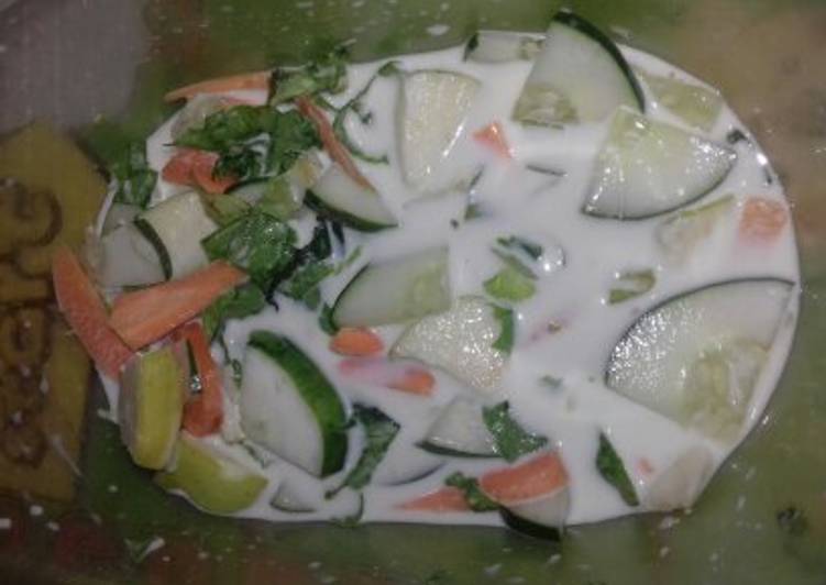 Easiest Way to Prepare Speedy Vegetables with skimmed milk