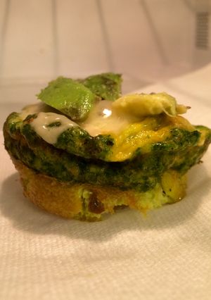 A picture of Egg Muffin With Vegan Sausage.