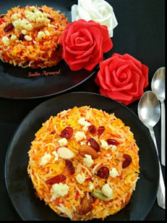 पश्तूनी जर्दा पुलाव (Pashtooni Zarda Pulao recipe in Hindi) रेसिपी मुख्य फोटो