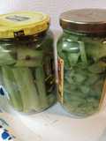 Pickled Mustard Stems and Stalks