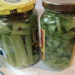 A picture of Pickled Mustard Stems and Stalks.
