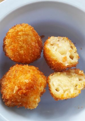 Foto resep MPASI : Macaroni Creamy Ball
