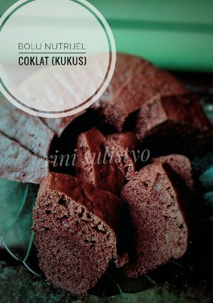 Foto resep Bolu nutrijel coklat (kukus)