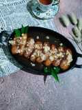 Pisang karamel toping blondo santan / mata ula