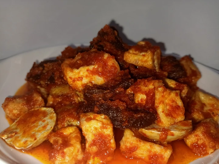 Cara Gampang Menyiapkan Resep Sambal Balado Daging Sapi dengan Tahu dan Jengkol Goreng Anti Ribet, Enak Banget