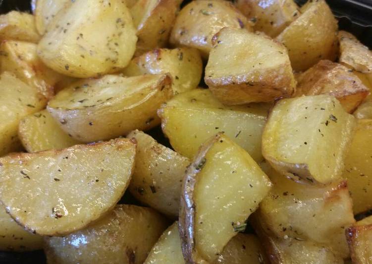 Simple Way to Prepare Speedy Rosemary-Honey Roasted Potatoes