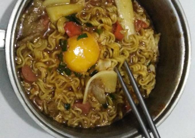 Cara Gampang Menyiapkan Indomie kuah pedas ala korea, Bisa Manjain Lidah