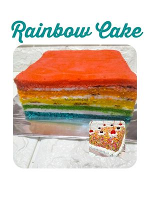 Foto resep Rainbow Cake ala Didi (Steamed Cake Ny. Lim)