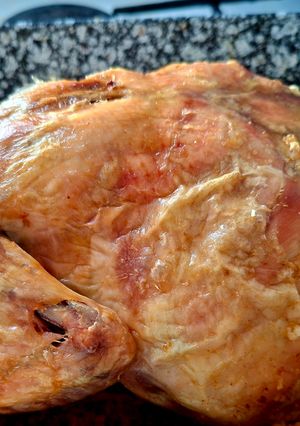 Egész csirke sóágyon sütve ahogy Dávid csinálja recept fotója