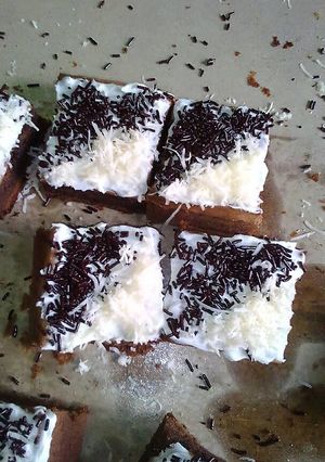 Foto resep Bronis panggang keju