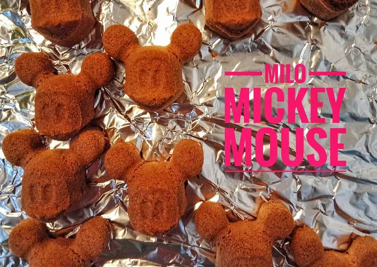 Cara Gampang Membuat Milo Mickey Mouse, Sempurna