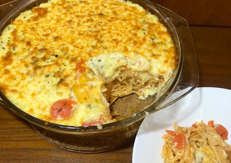 Resep Spaghetti Brulee Anti Gagal