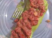 Una foto de pasta de chile habanero
