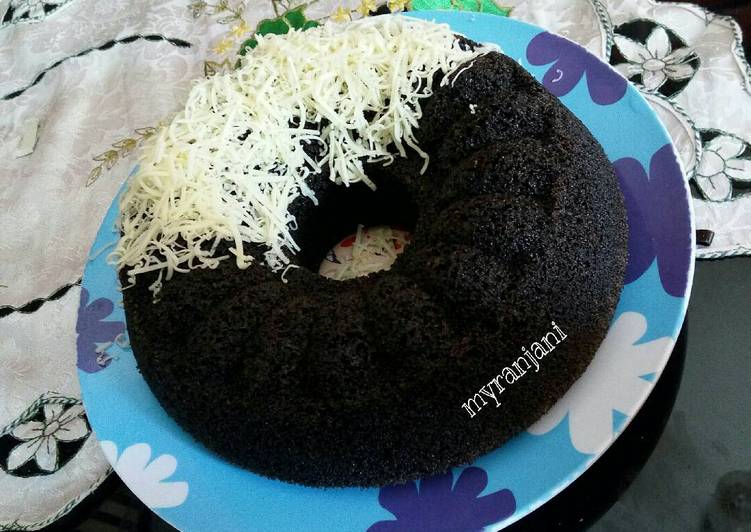 Resep: Bolu ketan hitam kukus/panggang yang mudah