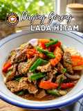 Daging Goreng Lada Hitam (blackpepper beef)