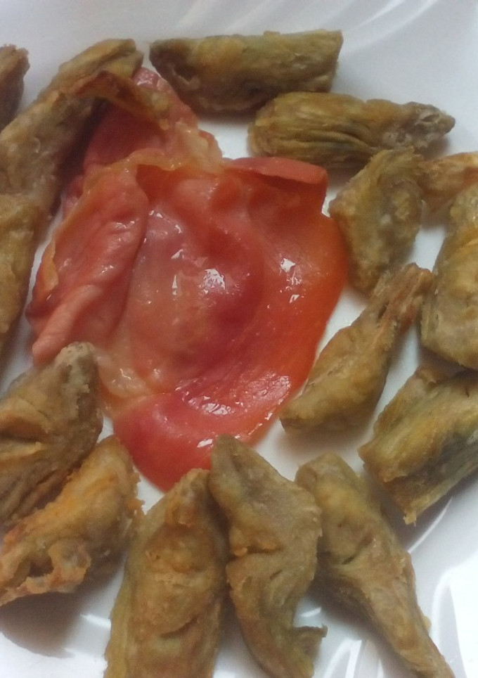 Una foto de Alcachofas frita