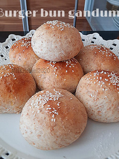 Foto resep Burger Bun Gandum⭐