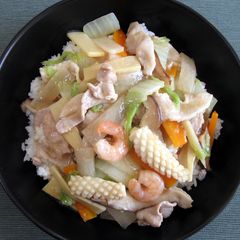 A picture of Eight Treasures Stir-fry.