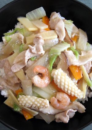 A picture of Eight Treasures Stir-fry.