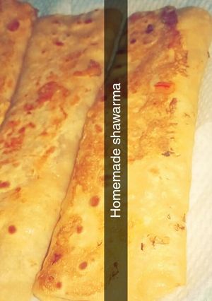 A picture of Homemade Shawarma.