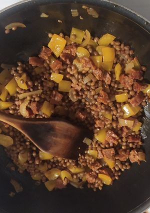 Une photo de Lentille au chorizo