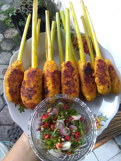 Foto resep Sate lilit ayam khas bali