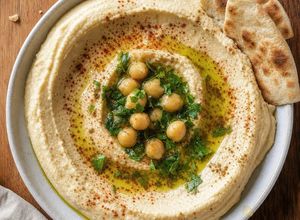 Foto principal de Hummus libanés cremoso auténtico