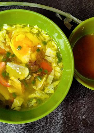 Foto resep Soto Ayam bumbu kuning