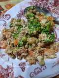 Mayonesa de ave con pesto de espinaca