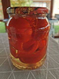 Olajos paprika tartósítószermentesen recept fotója