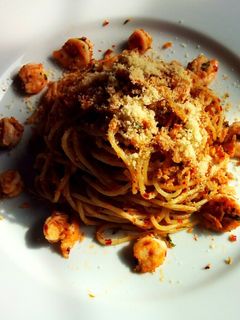 Foto resep Spicy Tuna Aglio Olio Spaghetti 