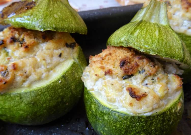 Zucchine ripiene di quinoa