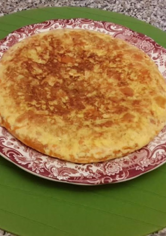 Una foto de Tortilla de calabaza