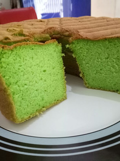 Foto resep Bolu Pandan Lembut (4 Telur)