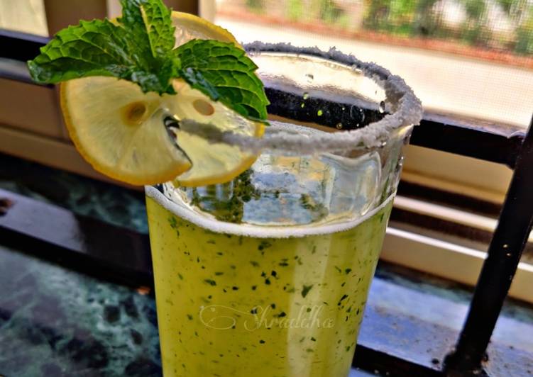 Steps to Prepare Speedy Mint lemonade