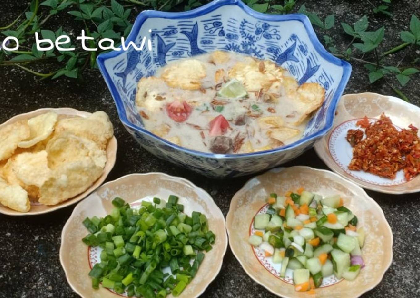 Soto betawi kuah santan + susu mantul
