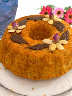 عکسی از دستور کیک نارگیلی