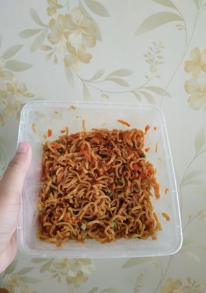 Foto resep Mie telur pelengkap nasi uduk